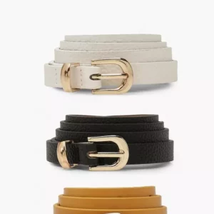 Lot de 3 ceintures