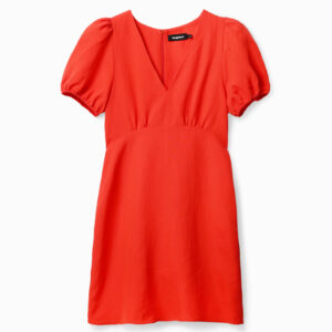 robe courte rouge